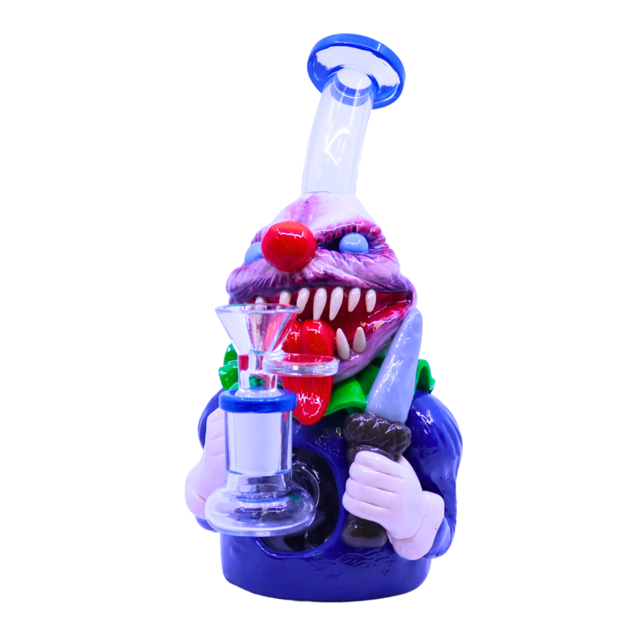 PREMIUM 7" WATERPIPE MONSTER DESIGN GLOW IN THE DARK (WP-625)